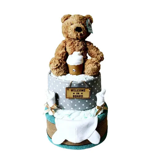 Jellycat Bumbly Bear Nappy Cake